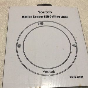 NIB Motion sensor LED ceiling light